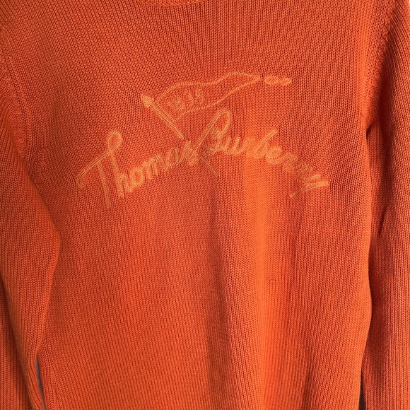 Burberry Men's Sweater in Rich Orange - Picture 4 of 10